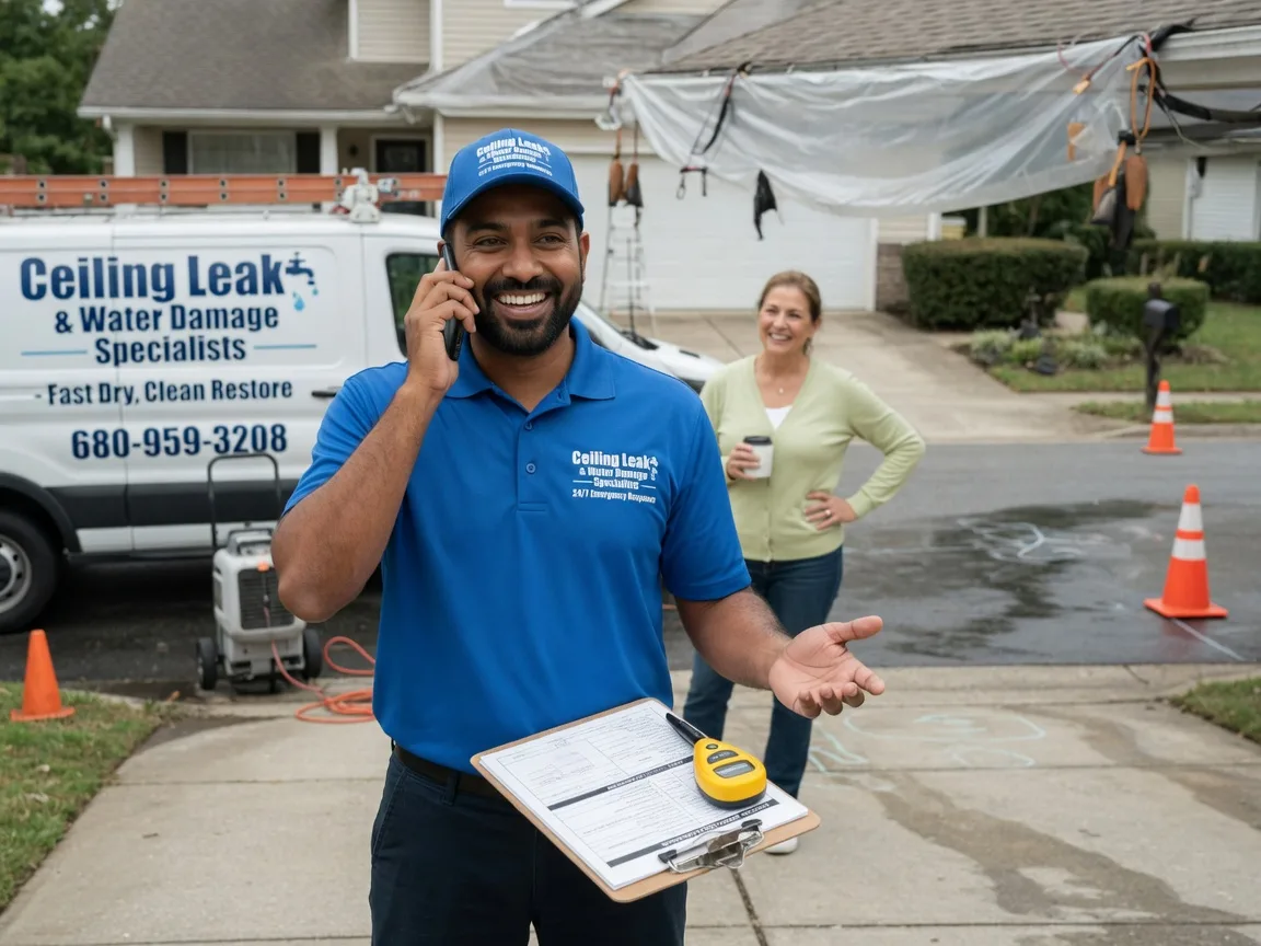 Ceiling Leak Cleanup Wittenberg, WI FAQs